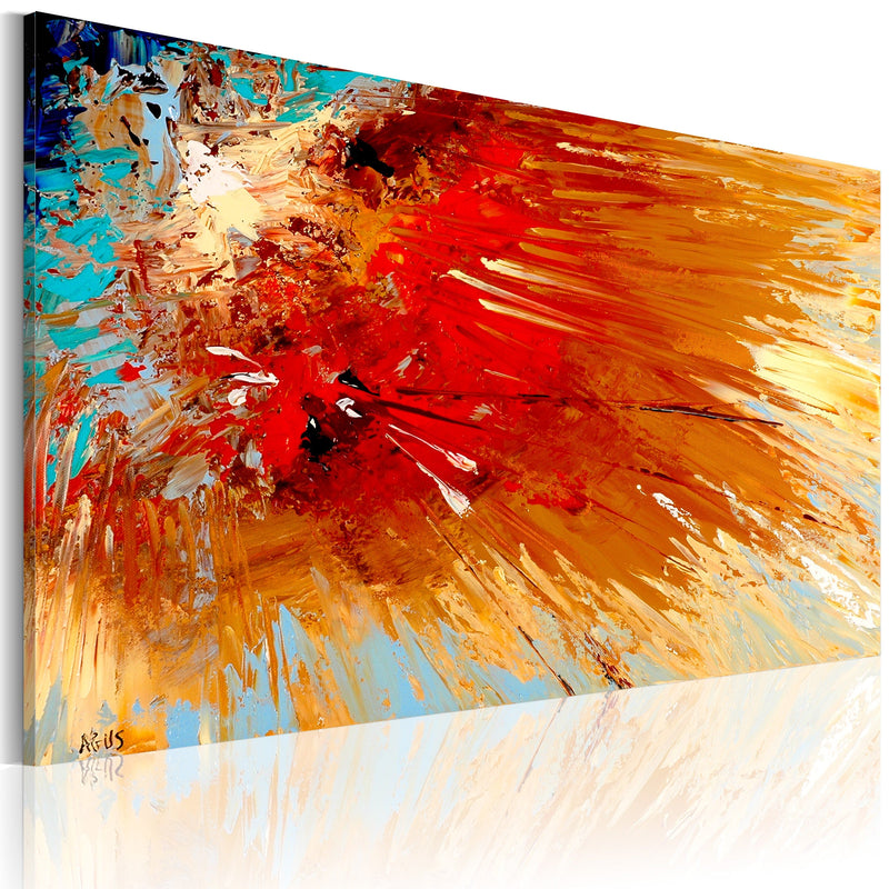 Ar rokām gleznota Kanva - Explosion 90x60 Home Trends
