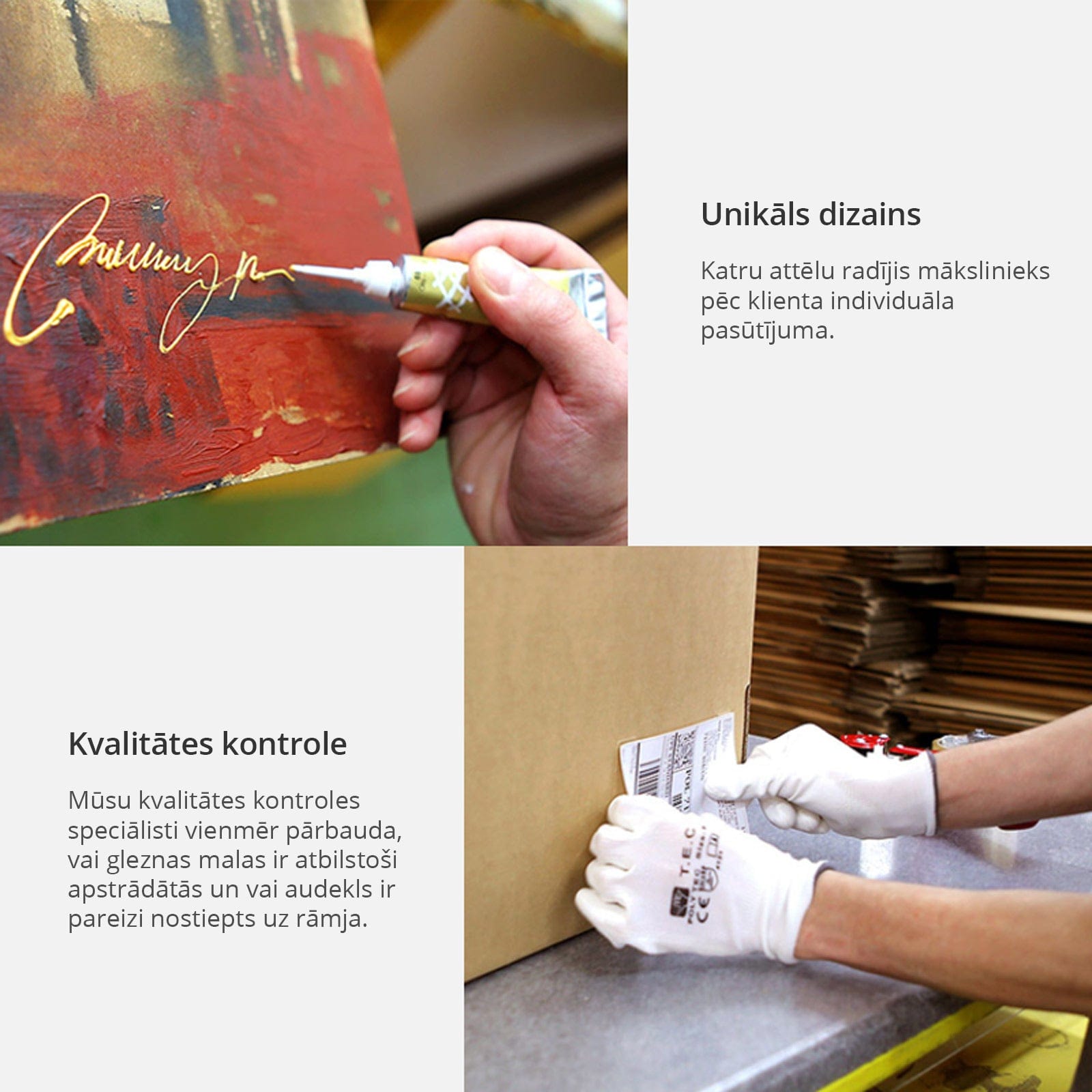 Ar rokām gleznota Kanva - Love flight 120x60 Home Trends