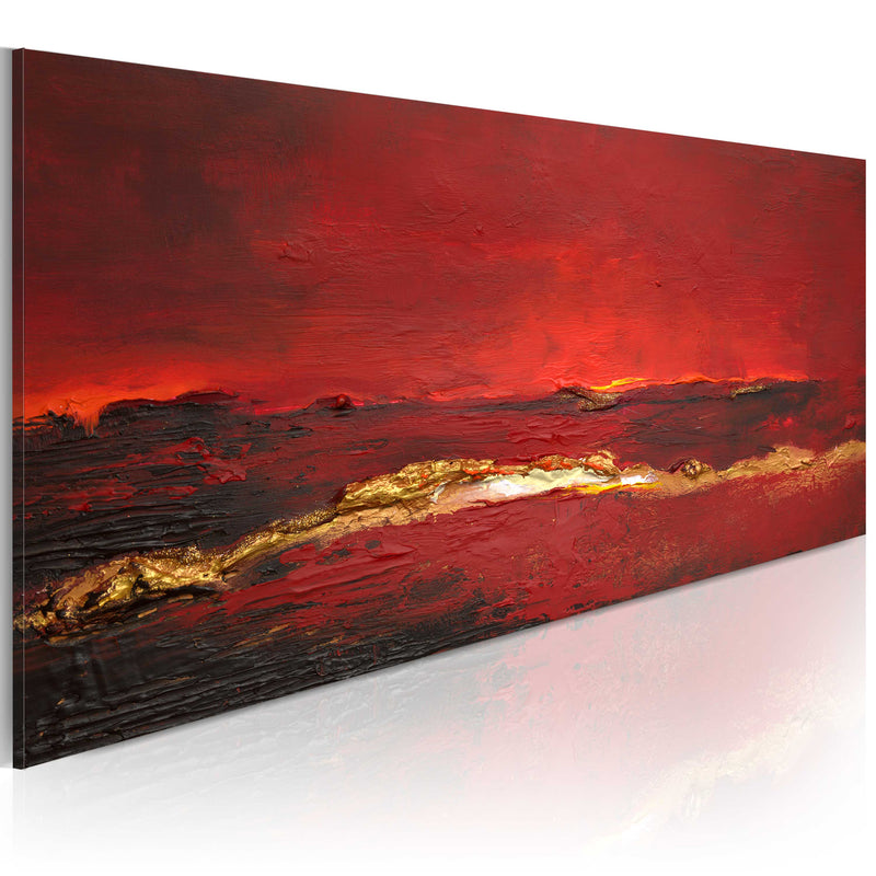 Ar rokām gleznota Kanva - Redness of the ocean 100x40 Home Trends