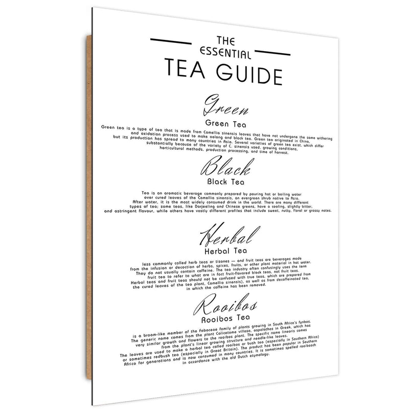 Dekoratīvais panelis - A Guide To Tea  Home Trends Deco