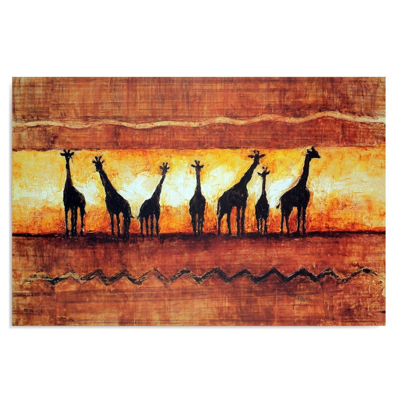 Dekoratīvais panelis - A herd of giraffes   98x68 Home Trends Deco