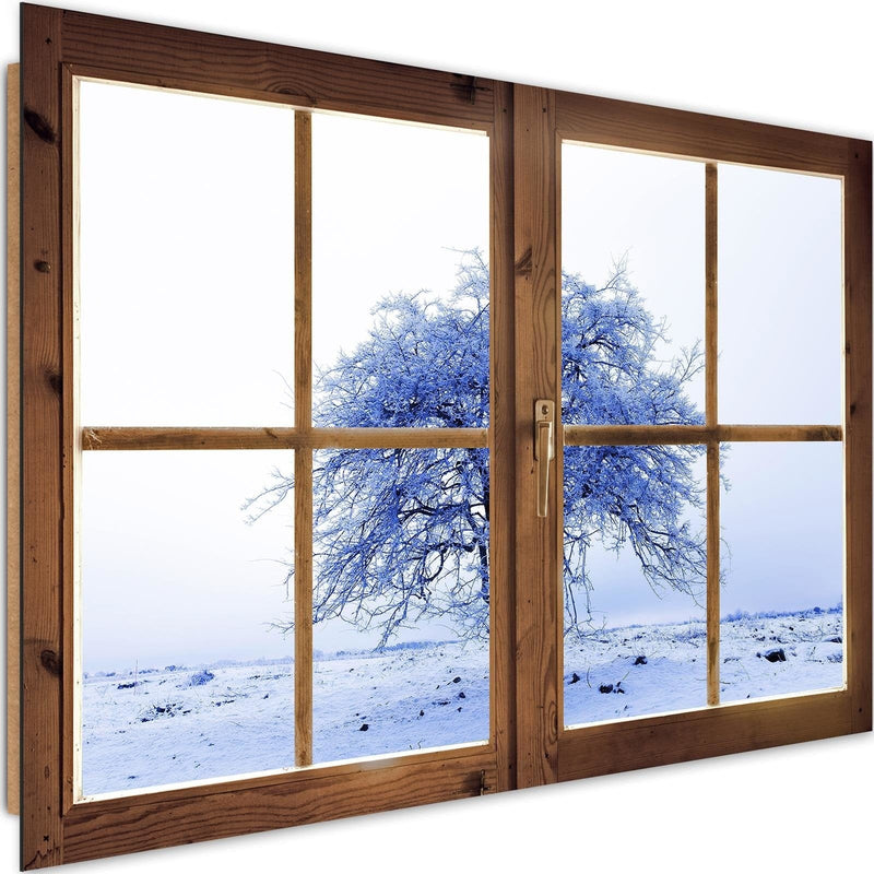 Dekoratīvais panelis - A Tree Covered With Snow  Home Trends Deco