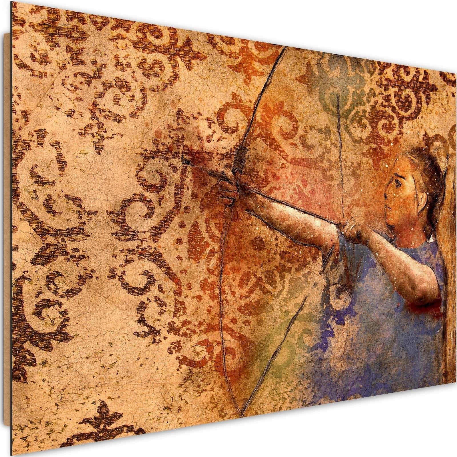 Dekoratīvais panelis - A Woman Firing A Bow  Home Trends Deco