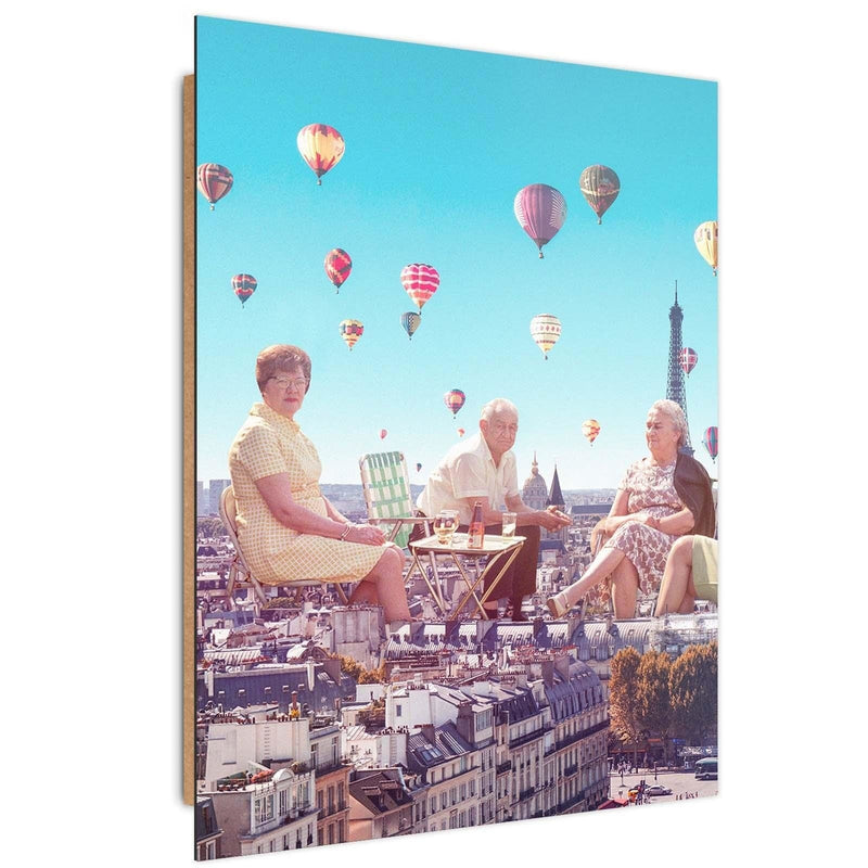 Dekoratīvais panelis - Balloons Above The Paris  Home Trends Deco