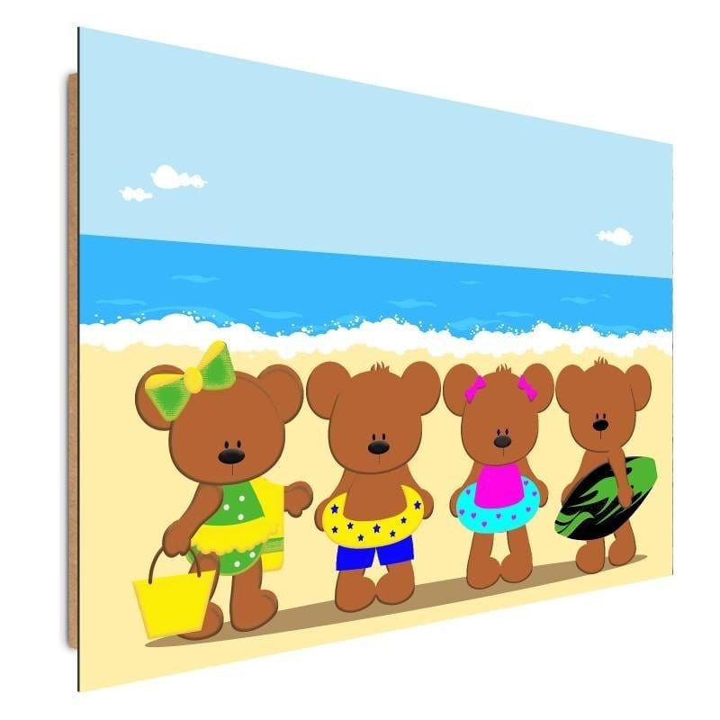 Dekoratīvais panelis - Bears On The Beach  Home Trends Deco
