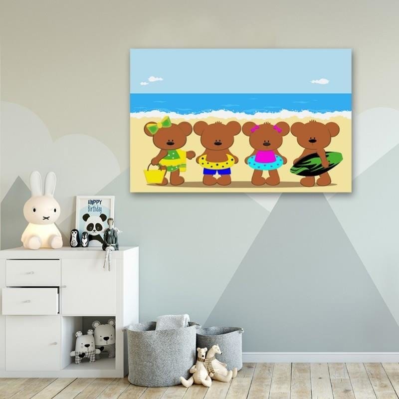 Dekoratīvais panelis - Bears On The Beach  Home Trends Deco