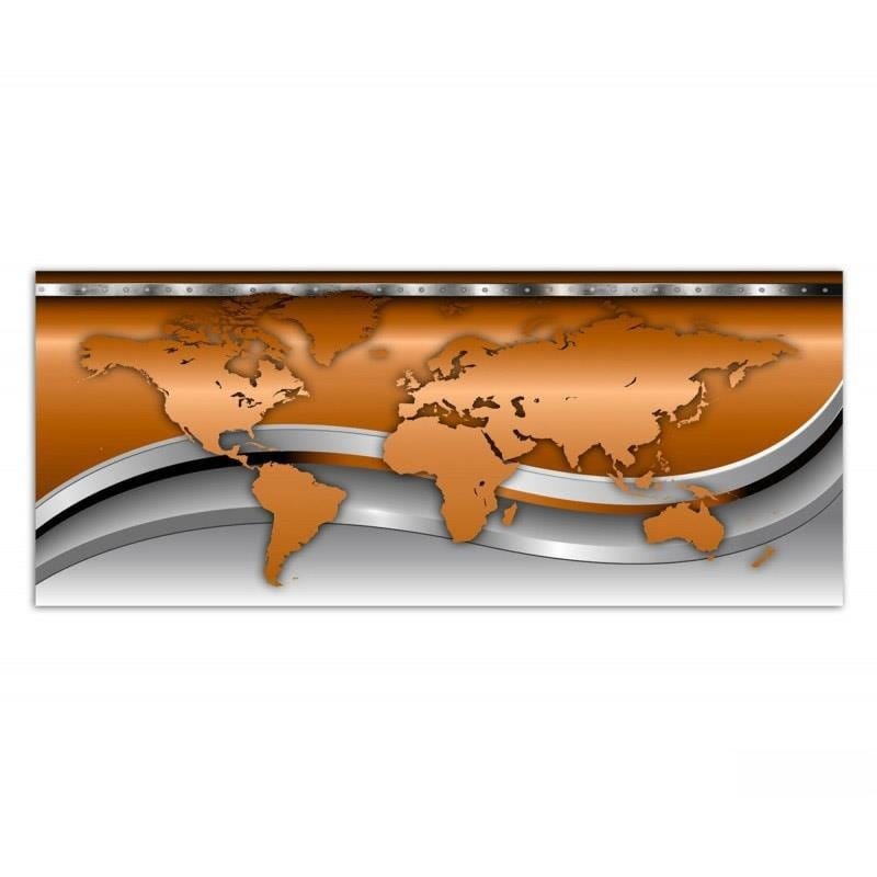 Dekoratīvais panelis - Brown World Map  Home Trends Deco