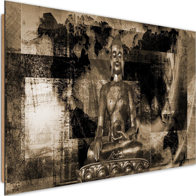 Dekoratīvais panelis - Buddha And Abstract Background 4  Home Trends Deco