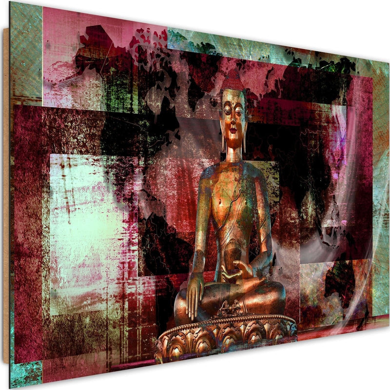 Dekoratīvais panelis - Buddha And Abstract Background  Home Trends Deco
