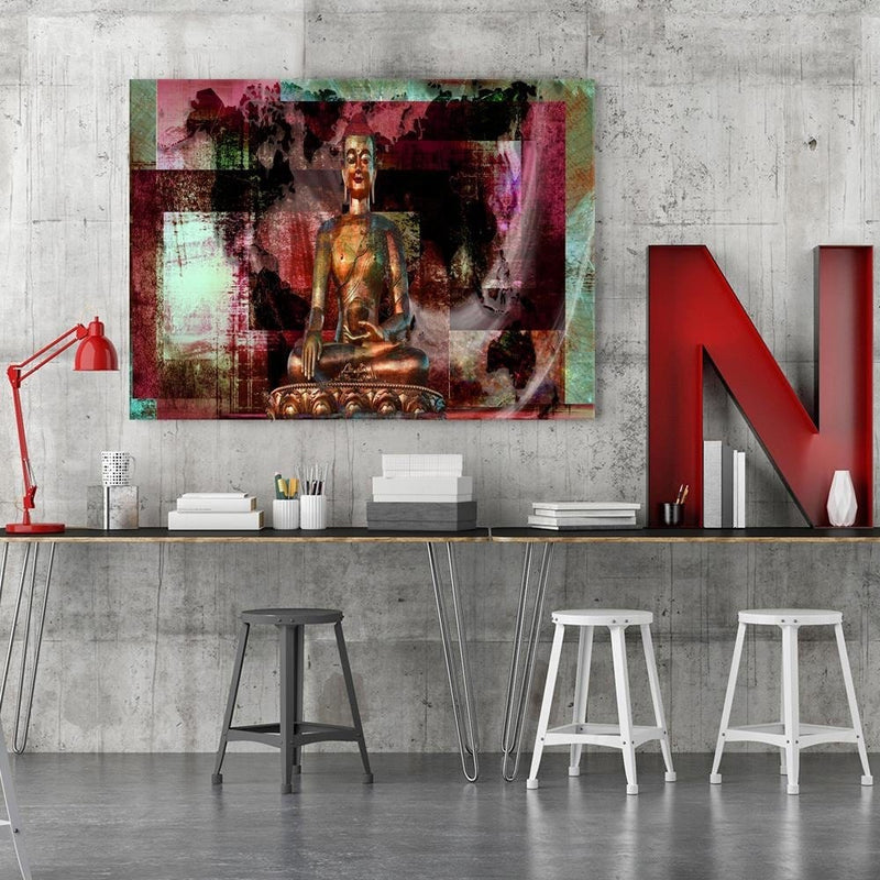 Dekoratīvais panelis - Buddha And Abstract Background  Home Trends Deco