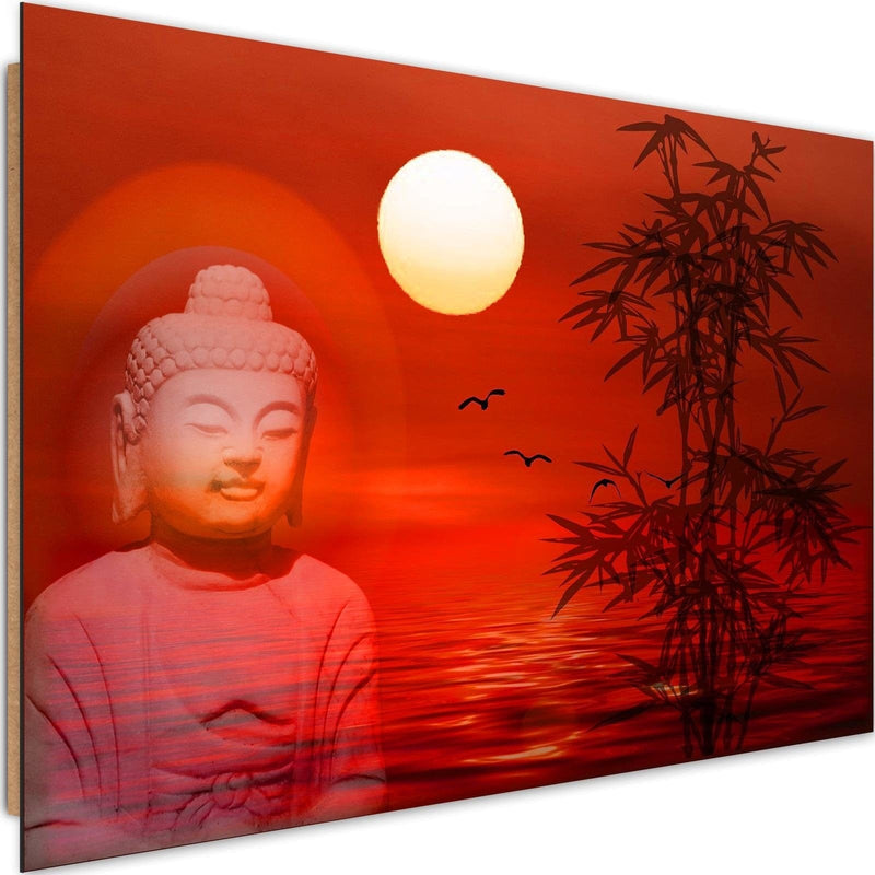 Dekoratīvais panelis - Buddha By The Sea At Sunset 1  Home Trends Deco
