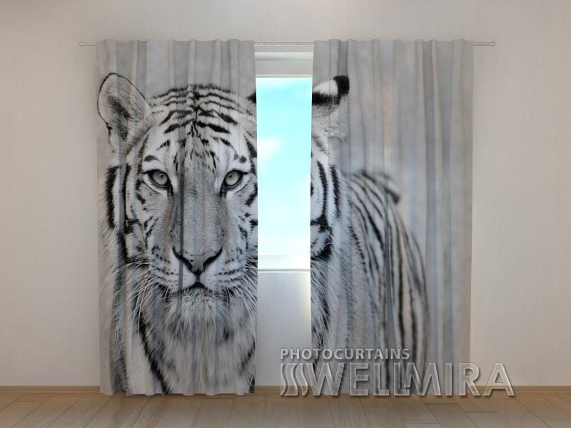 Dienas un nakts aizkari - Baltais tīģeris 180 x 140 cm (2X 90x140 cm) / SCREEN E-interjers.lv