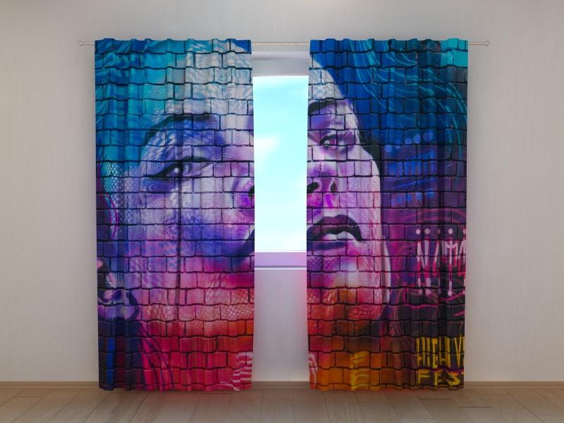 Dienas un nakts aizkari - Grafiti West Midlands, Apvienotā Karaliste 180 x 140 cm (2X 90x140 cm) / SCREEN E-interjers.lv