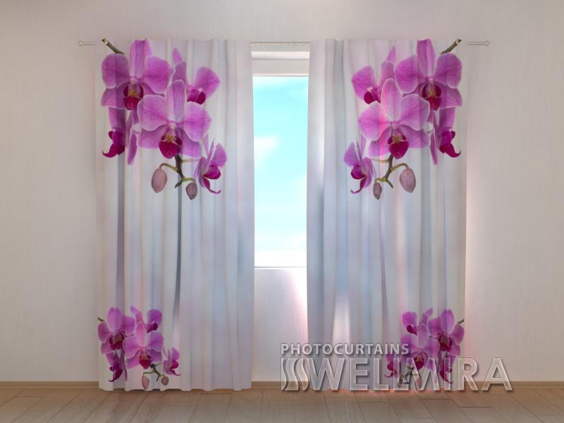Dienas un nakts aizkari - Kolibri orhidejas 180 x 140 cm (2X 90x140 cm) / SCREEN E-interjers.lv