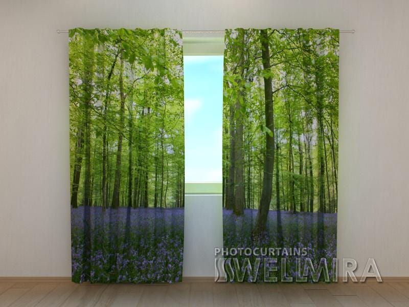 Dienas un nakts aizkari - Mežs 2. versija 180 x 140 cm (2X 90x140 cm) / SCREEN E-interjers.lv