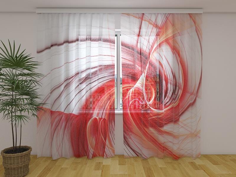 Dienas un nakts aizkari - Mirklis 180 x 140 cm (2X 90x140 cm) / Сaurspīdīgs šifons E-interjers.lv
