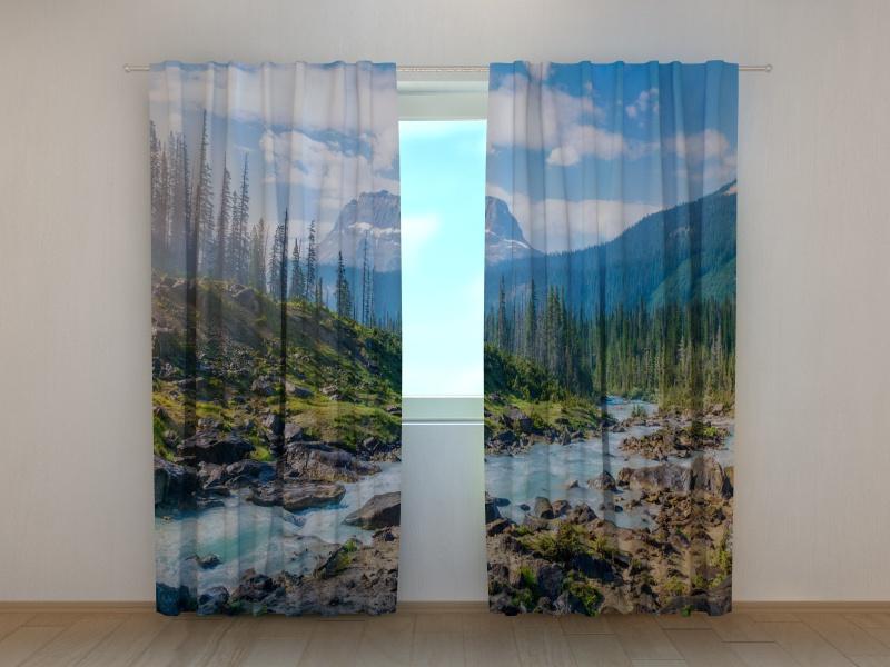 Dienas un nakts aizkari - Mistaya upe 180 x 140 cm (2X 90x140 cm) / SCREEN E-interjers.lv