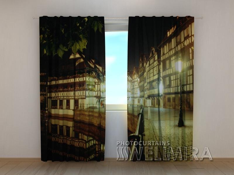 Dienas un nakts aizkari - Nakts Amsterdamā 180 x 140 cm (2X 90x140 cm) / SCREEN E-interjers.lv