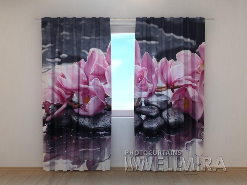 Dienas un nakts aizkari - Orhideja 1. versija 180 x 140 cm (2X 90x140 cm) / SCREEN E-interjers.lv