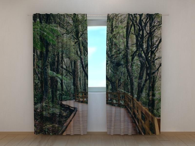 Dienas un nakts aizkari - Pastaiga mežā 180 x 140 cm (2X 90x140 cm) / SCREEN E-interjers.lv