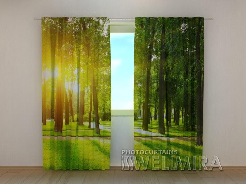 Dienas un nakts aizkari - Pavasara parks 180 x 140 cm (2X 90x140 cm) / SCREEN E-interjers.lv