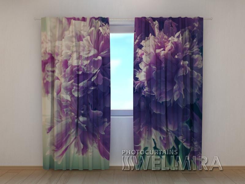 Dienas un nakts aizkari - Peoniju ķekars 180 x 140 cm (2X 90x140 cm) / SCREEN E-interjers.lv
