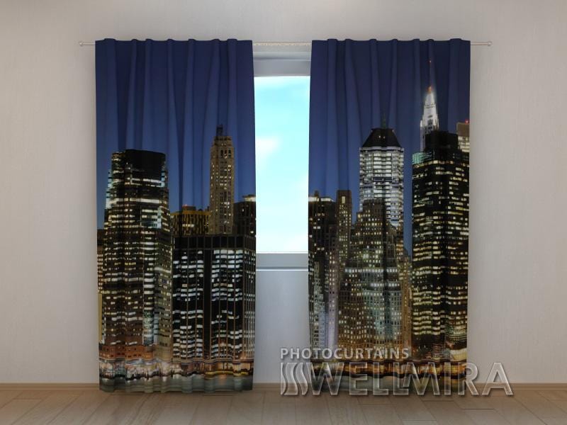 Dienas un nakts aizkari - Pilsēta paceļas uz augšu 180 x 140 cm (2X 90x140 cm) / SCREEN E-interjers.lv