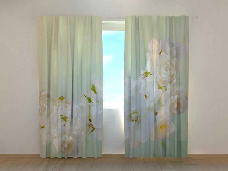 Dienas un nakts aizkari - Piparmētru rozes 180 x 140 cm (2X 90x140 cm) / SCREEN E-interjers.lv
