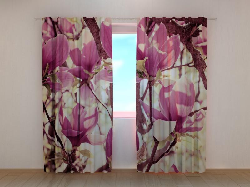 Dienas un nakts aizkari - Rozā magnolijas 180 x 140 cm (2X 90x140 cm) / SCREEN E-interjers.lv