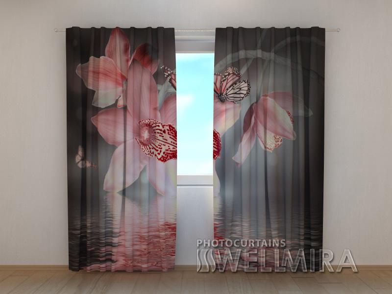 Dienas un nakts aizkari - Rozā zieds 180 x 140 cm (2X 90x140 cm) / SCREEN E-interjers.lv