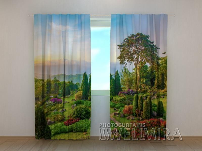 Dienas un nakts aizkari - Skaists dārzs 180 x 140 cm (2X 90x140 cm) / SCREEN E-interjers.lv