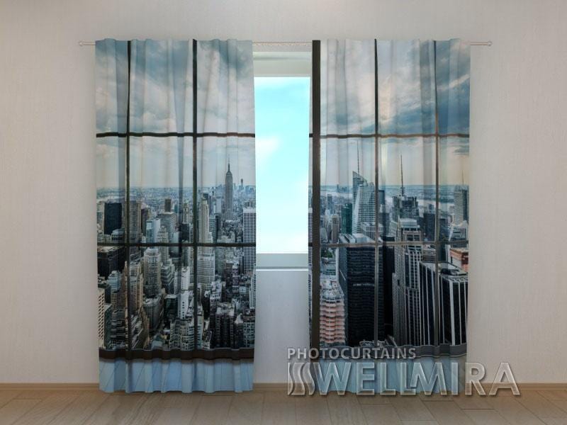 Dienas un nakts aizkari - Skats uz Ņujorku 180 x 140 cm (2X 90x140 cm) / SCREEN E-interjers.lv
