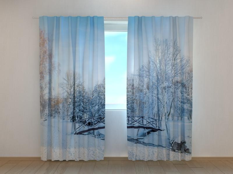 Dienas un nakts aizkari - Sniega tilts 180 x 140 cm (2X 90x140 cm) / SCREEN E-interjers.lv