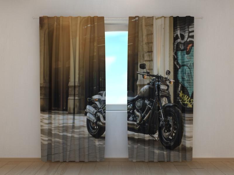 Dienas un nakts aizkari - Superbaiks Harley-Davidson 114 180 x 140 cm (2X 90x140 cm) / SCREEN E-interjers.lv