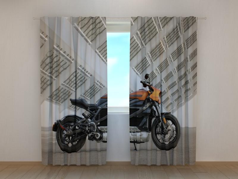 Dienas un nakts aizkari - Superbaiks Harley Davidson 180 x 140 cm (2X 90x140 cm) / SCREEN E-interjers.lv