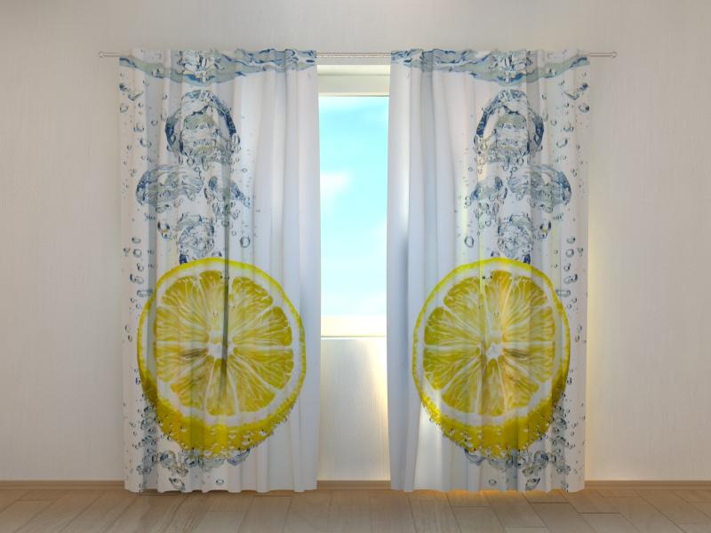 Dienas un nakts aizkari - Svaigi citroni 180 x 140 cm (2X 90x140 cm) / SCREEN E-interjers.lv