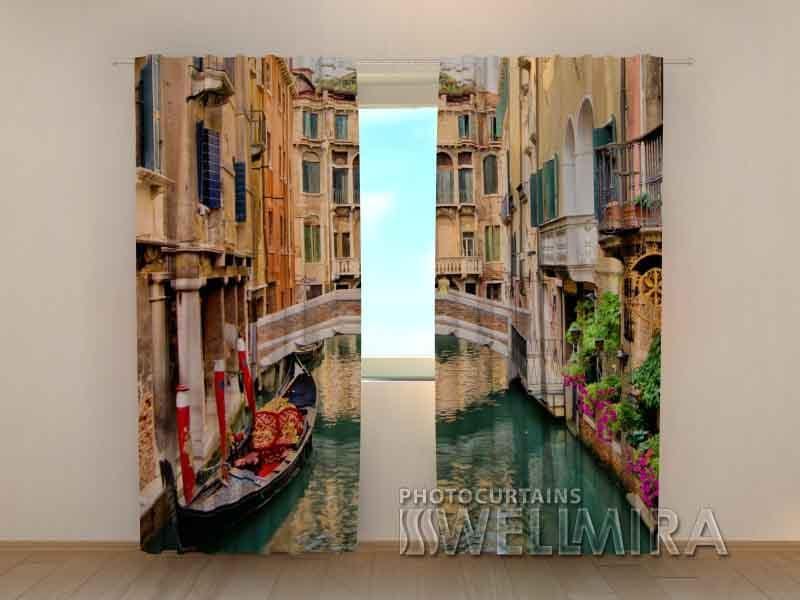 Dienas un nakts aizkari - Tilts Venēcijā 180 x 140 cm (2X 90x140 cm) / SCREEN E-interjers.lv