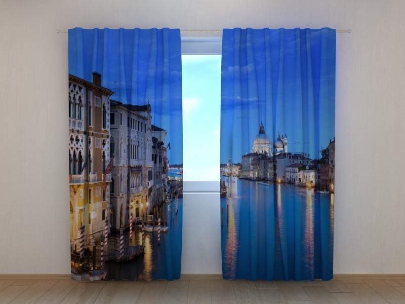 Dienas un nakts aizkari - Vakara Venēcija 2. versija 180 x 140 cm (2X 90x140 cm) / SCREEN E-interjers.lv