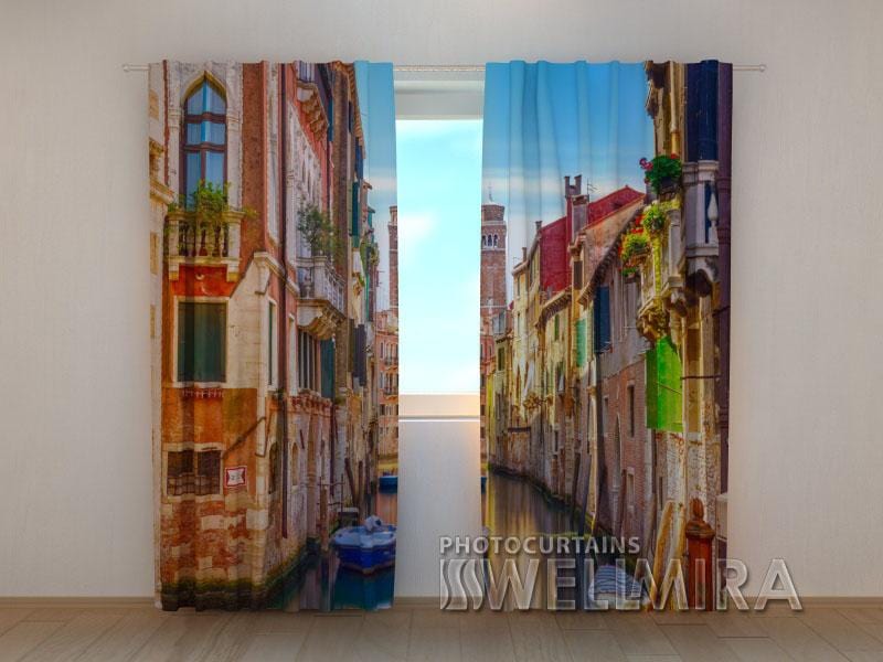 Dienas un nakts aizkari - Venēcijas kanāls 180 x 140 cm (2X 90x140 cm) / SCREEN E-interjers.lv