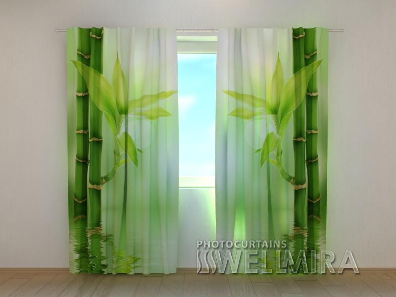 Dienas un nakts aizkari - Zaļš bambuss 180 x 140 cm (2X 90x140 cm) / SCREEN E-interjers.lv