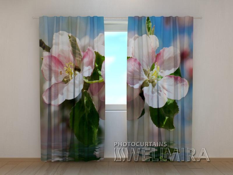 Dienas un nakts aizkari - Ziedoša ābele 180 x 140 cm (2X 90x140 cm) / SCREEN E-interjers.lv