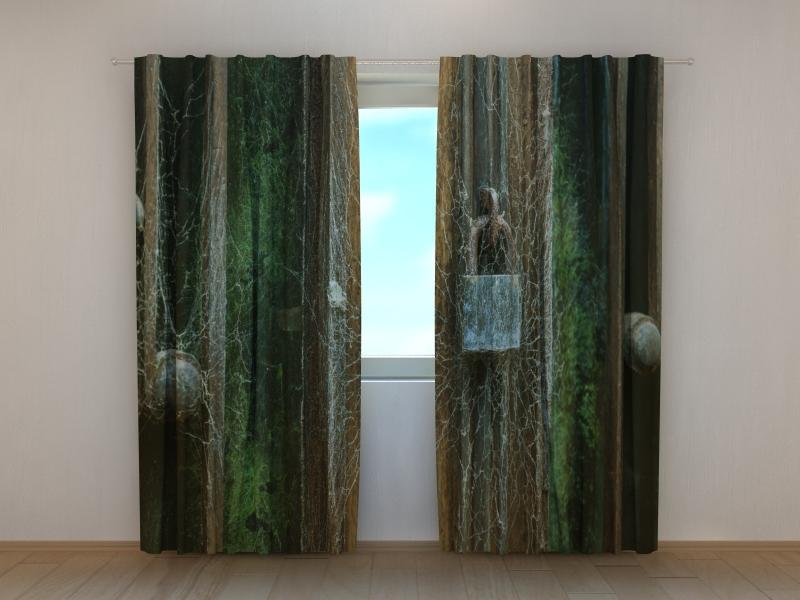 Dienas un nakts aizkari - Zirnekļtīkls uz vecas slūžas 180 x 140 cm (2X 90x140 cm) / SCREEN E-interjers.lv