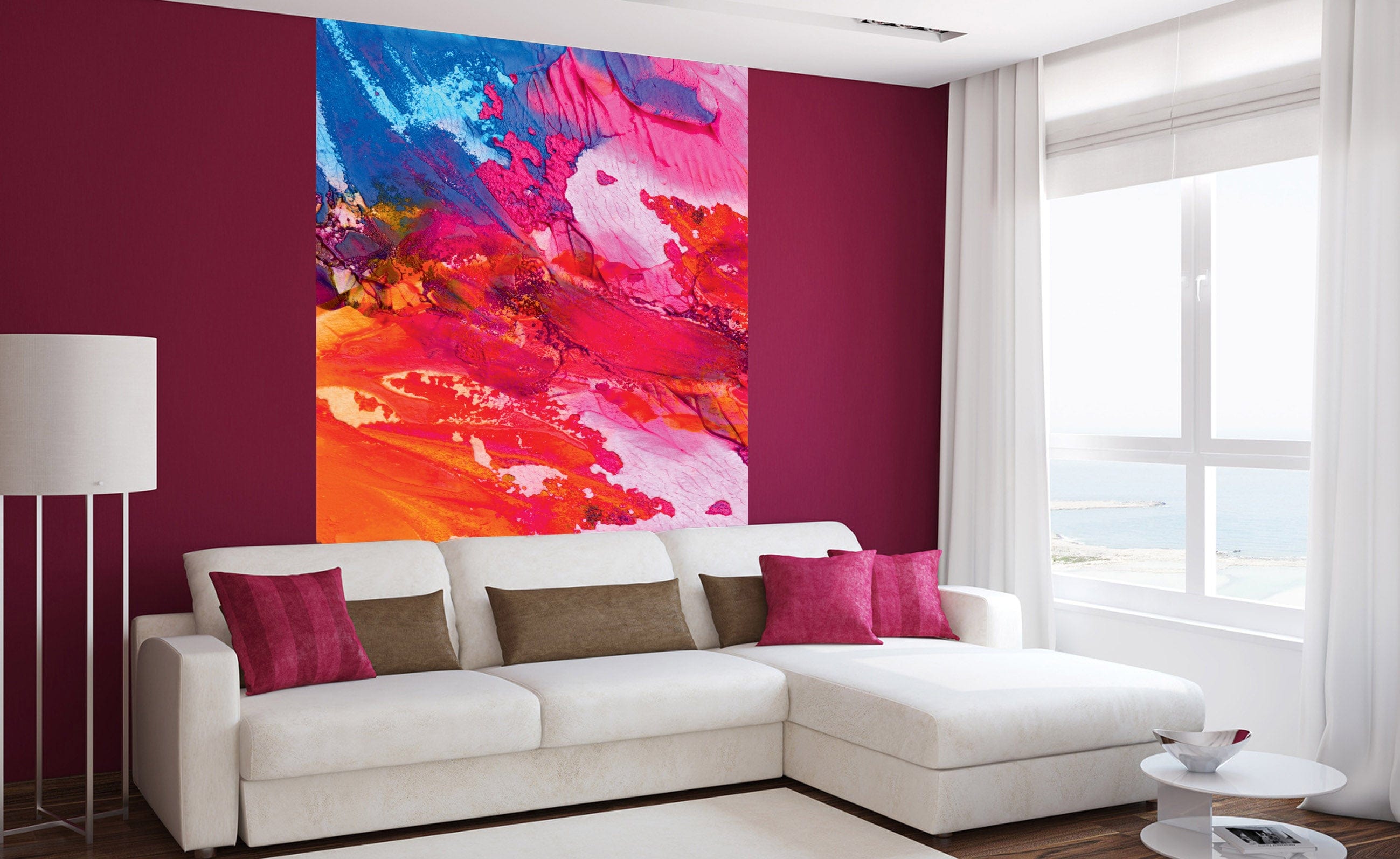 Flizelīna fototapetes - Abstraktā glezna 150 x 250 cm D-ART
