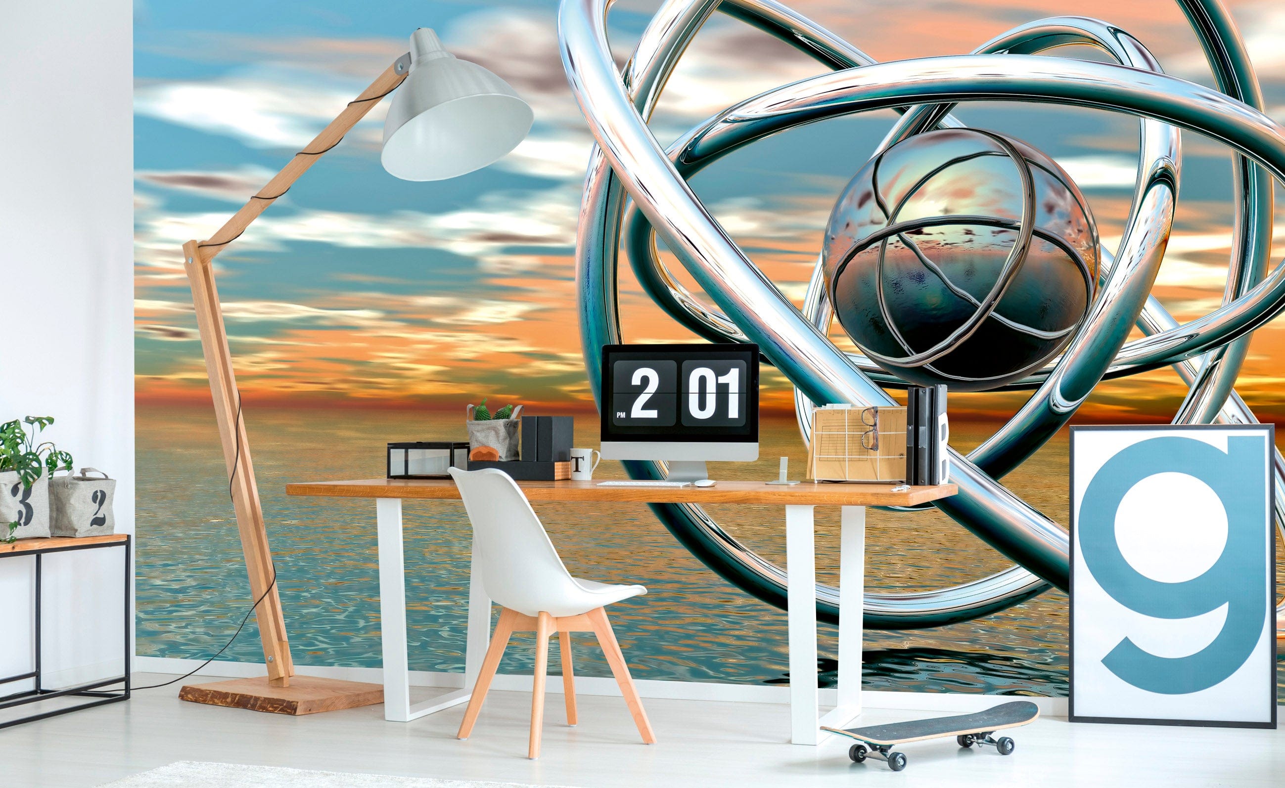 Flizelīna fototapetes - Abstraktā sfēra 375 x 250 cm D-ART