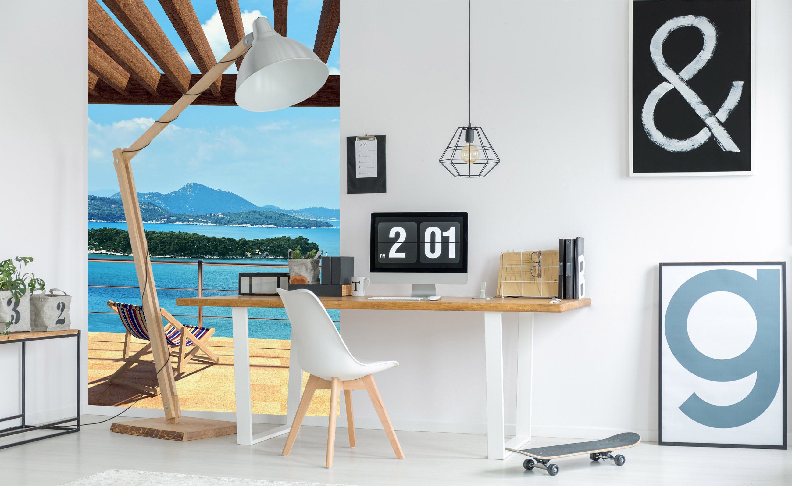 Flizelīna fototapetes ae skatu uz jūru 150 x 250 cm D-ART