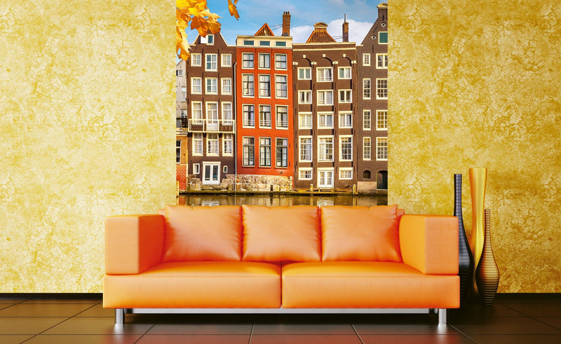 Flizelīna fototapetes - Amsterdamas arhitektūra 150 x 250 cm D-ART