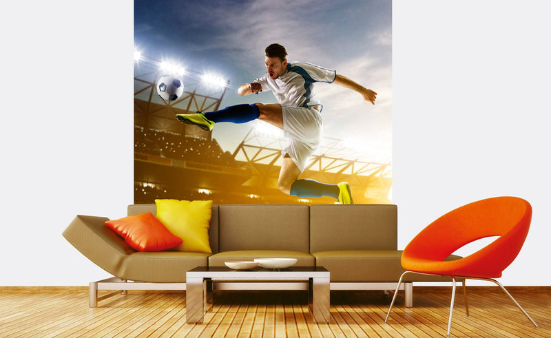 Flizelīna fototapetes ar futbola tematiku - Futbolists 225 x 250 cm D-ART