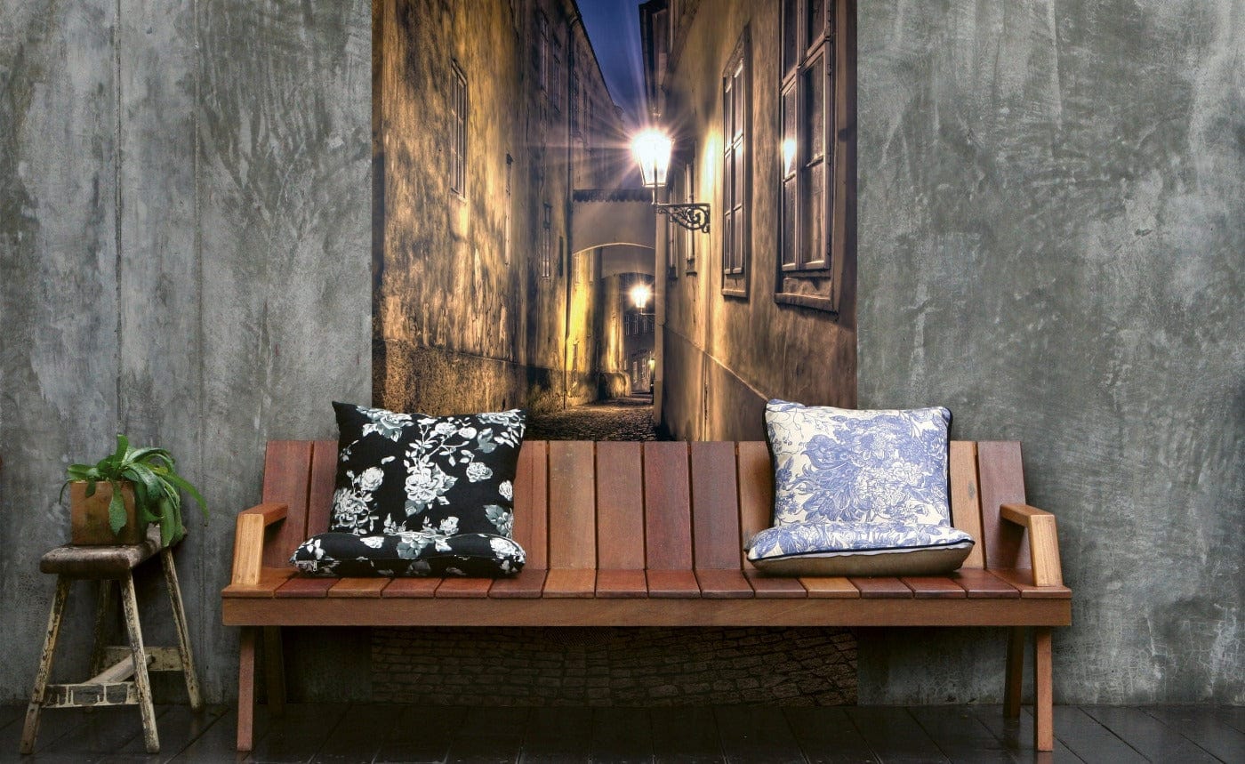 Flizelīna fototapetes ar nakts pilsētu - Romantiska nakts 150 x 250 cm D-ART