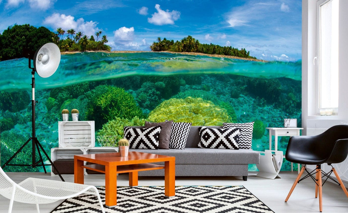 Flizelīna fototapetes ar okeānu - Koraļļu rifs 375 x 250 cm D-ART