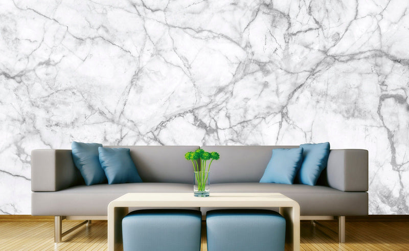 Flizelīna fototapetes - Baltais marmors 375 x 250 cm D-ART